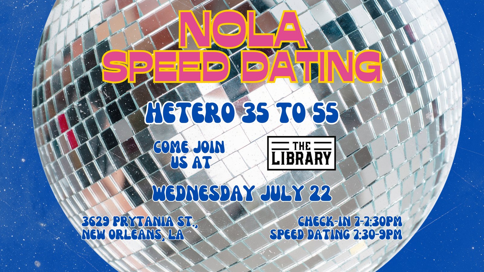 NOLA Speed Dating @ The Library