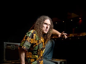 Weird Al Yankovic with Puddles Piddy Party