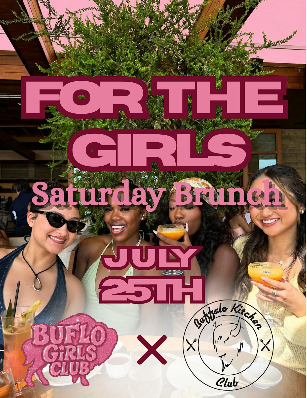 For The Girls Saturday Brunch: Pretty in Pink