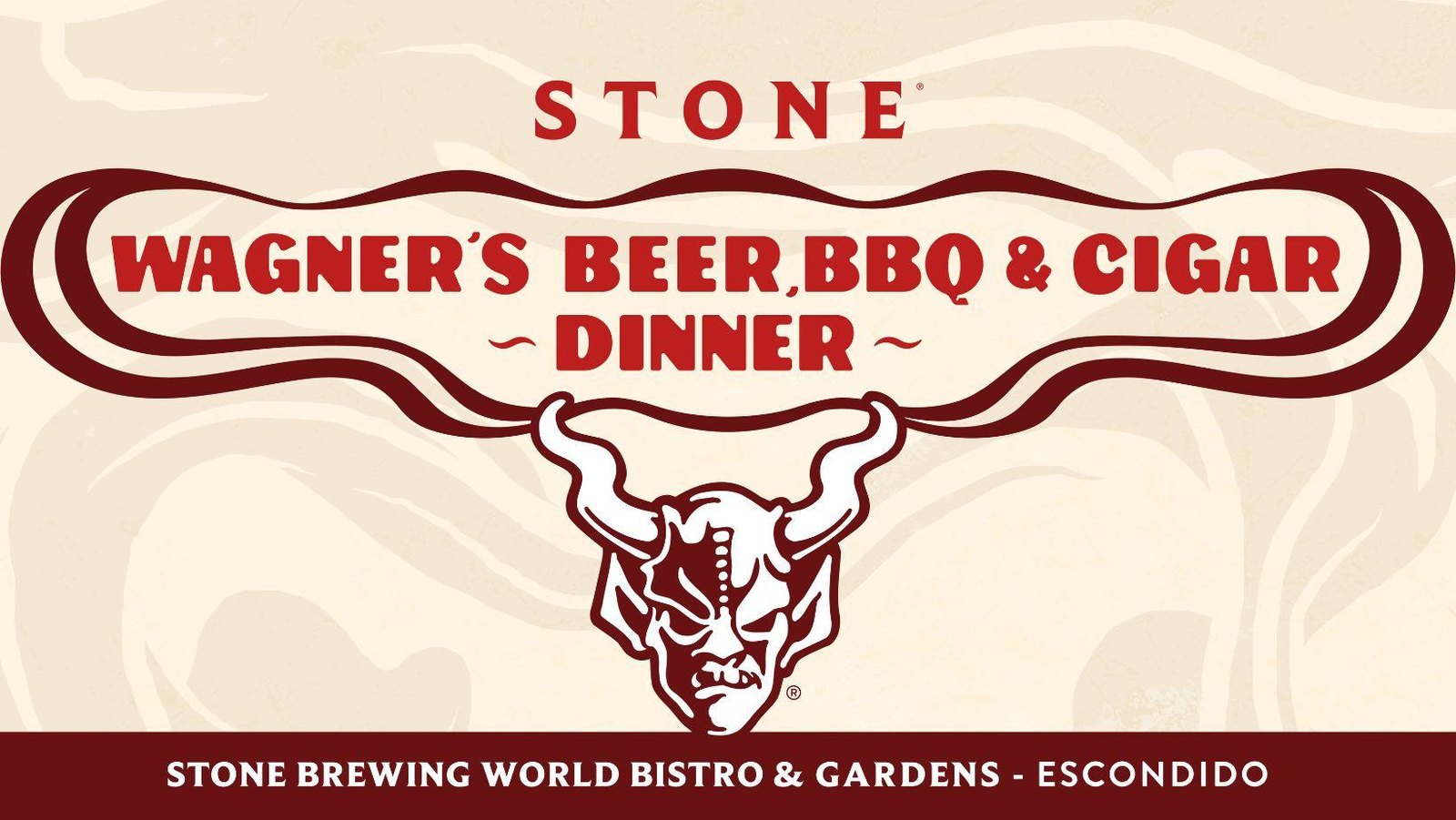 Stone Wagner's BBQ Beer and Cigar Dinner