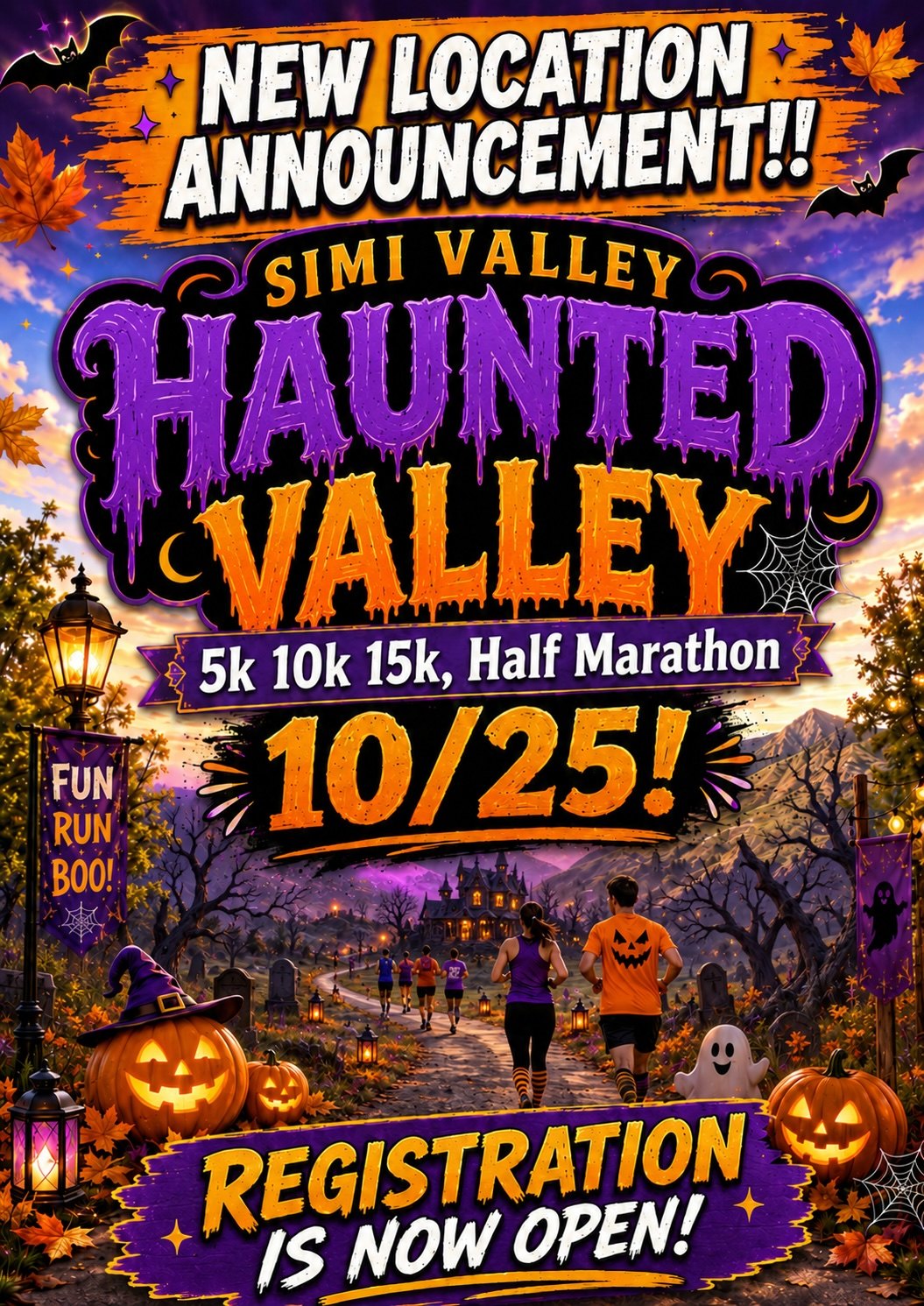 Haunted Valley 5K/10K/15K/Half Marathon
