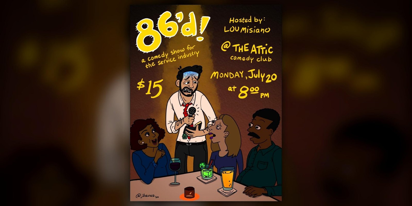 86'd! A Comedy Show for the Service Industry
