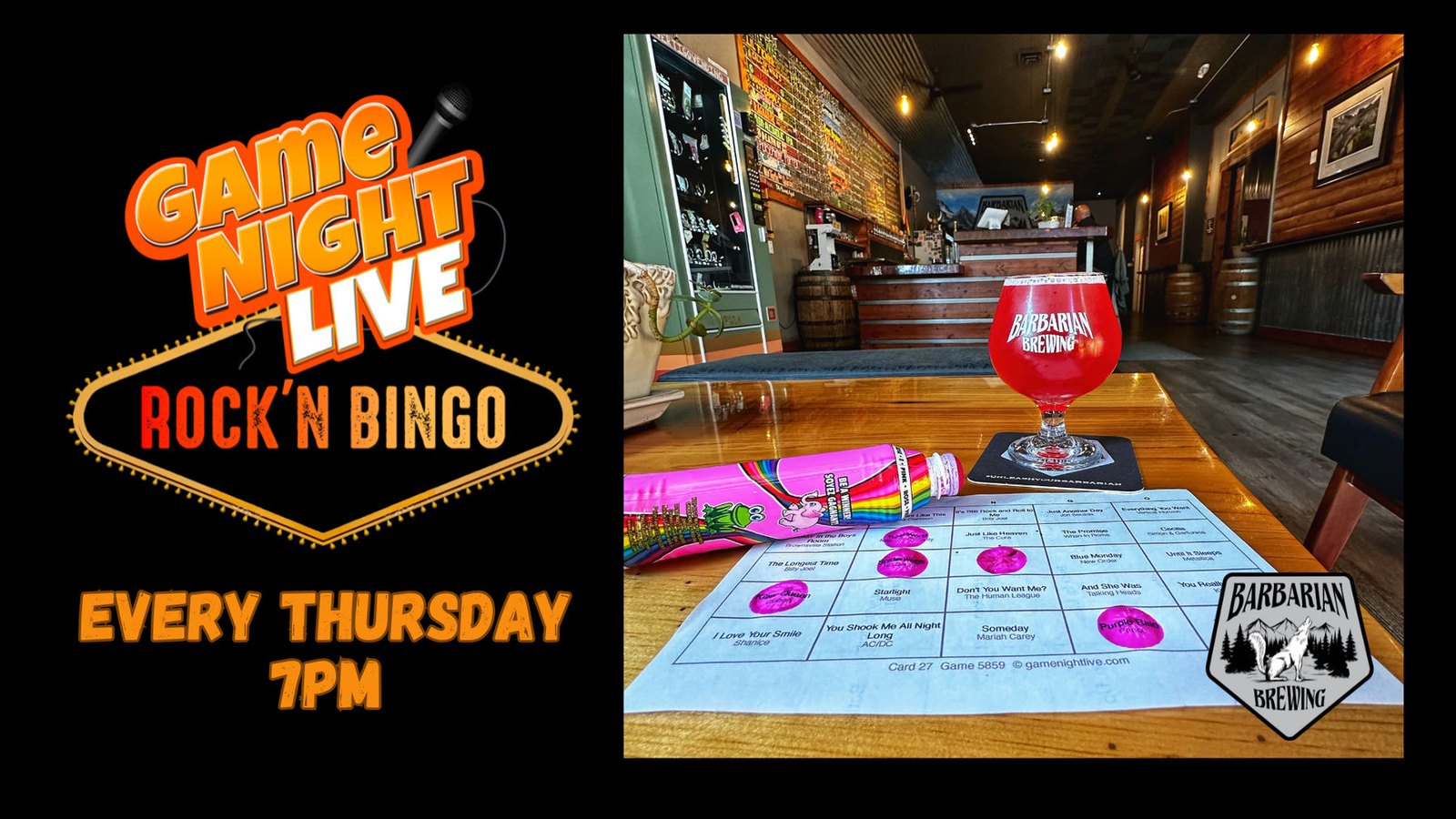 Rock'n Bingo