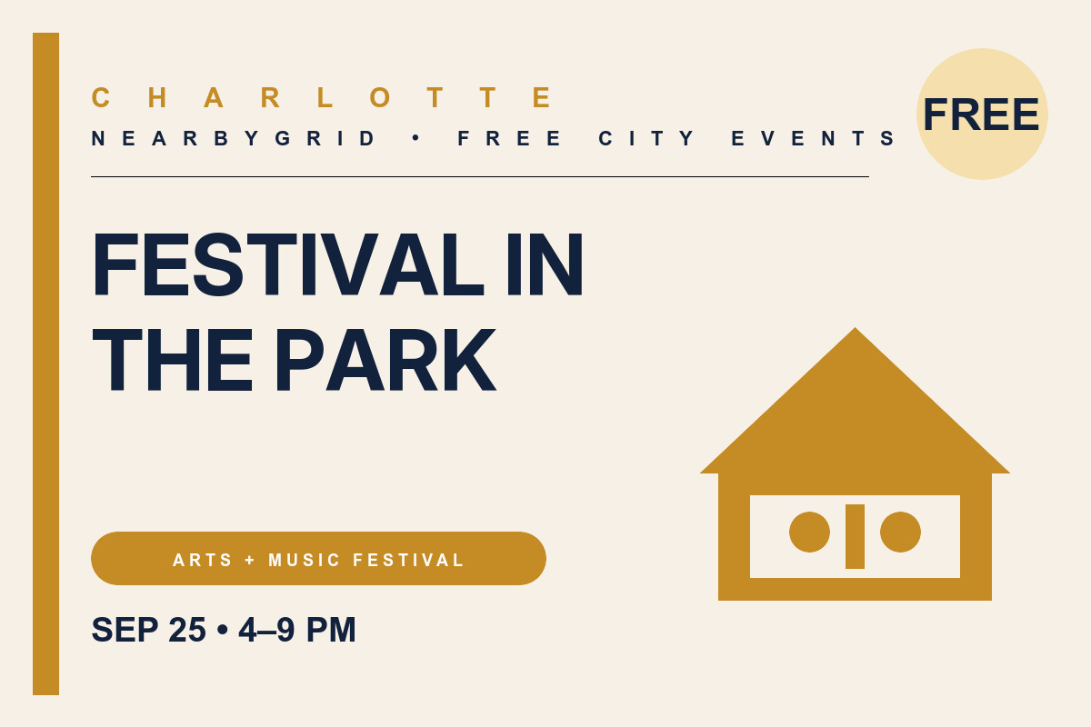 FREE Charlotte: Festival in the Park — Friday