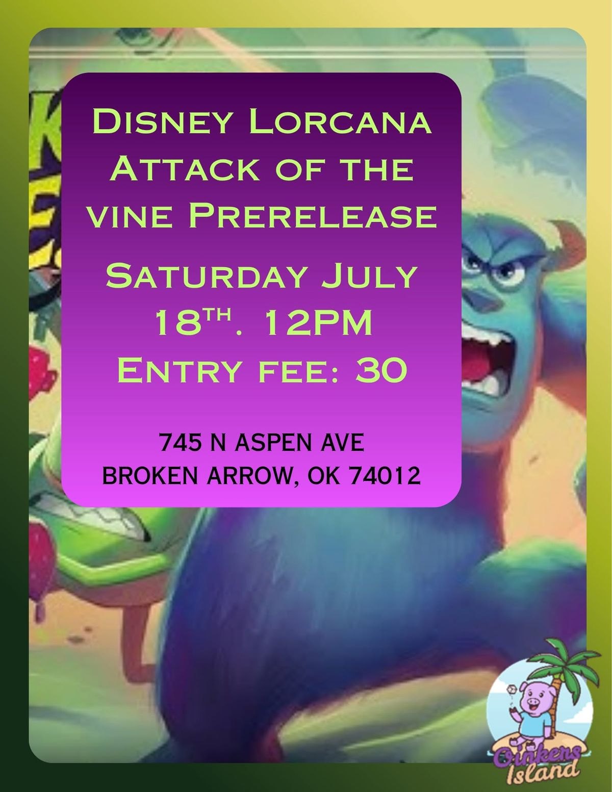 Disney Lorcana: Attack of the Vine Prerelease