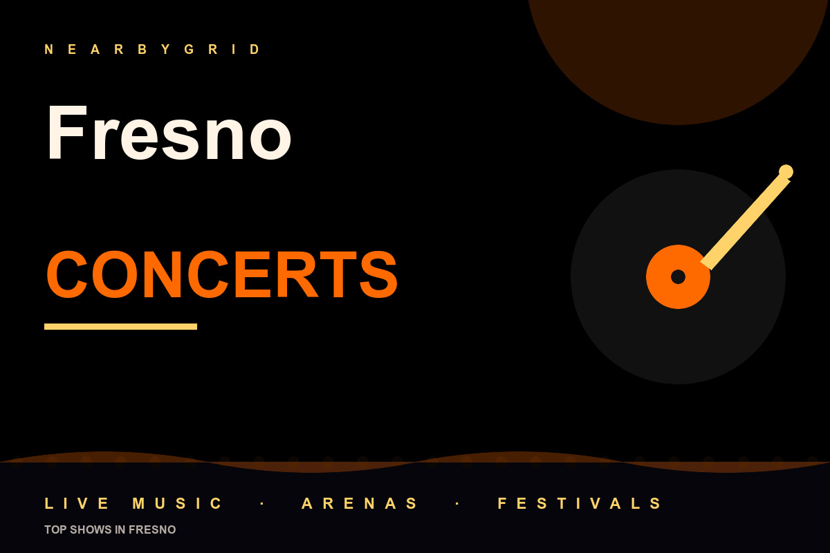 Top Fresno Concerts