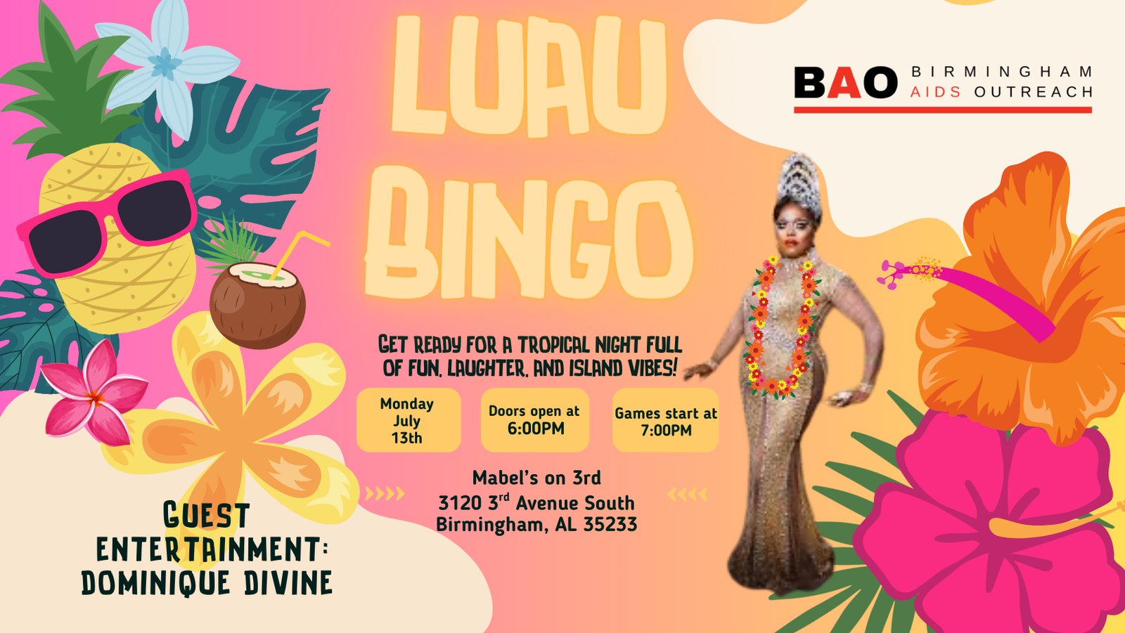 BAO Luau BINGO