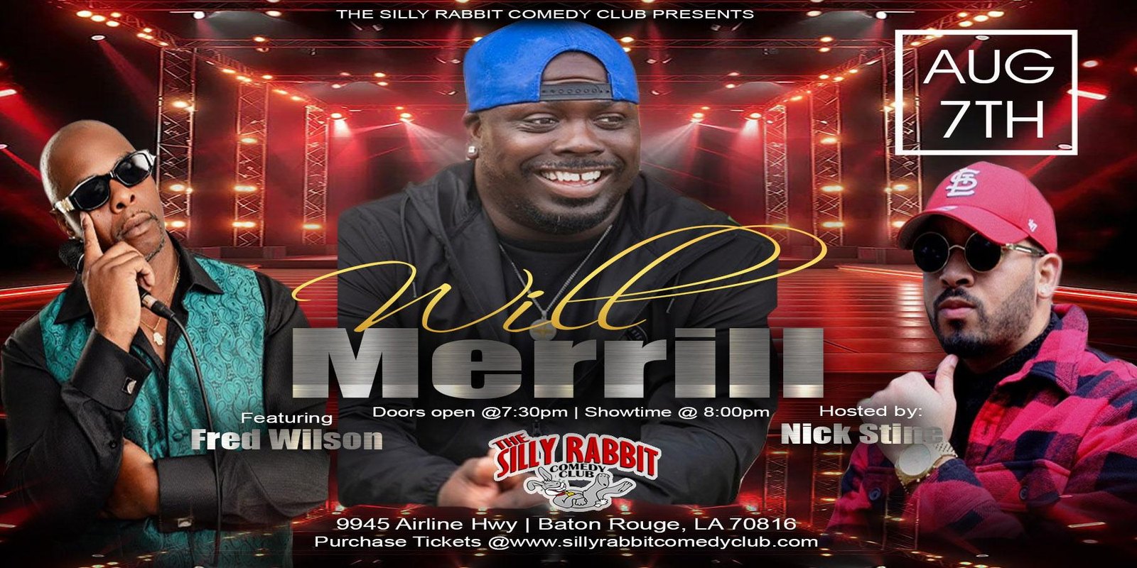 Silly Rabbit Comedy Club Presents Will Merrill