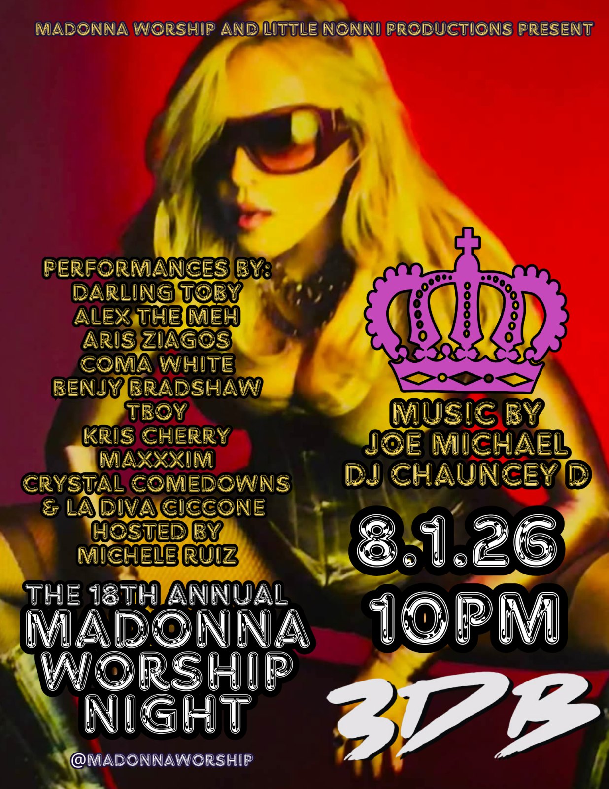 Madonna Worship Night: 18th Annual