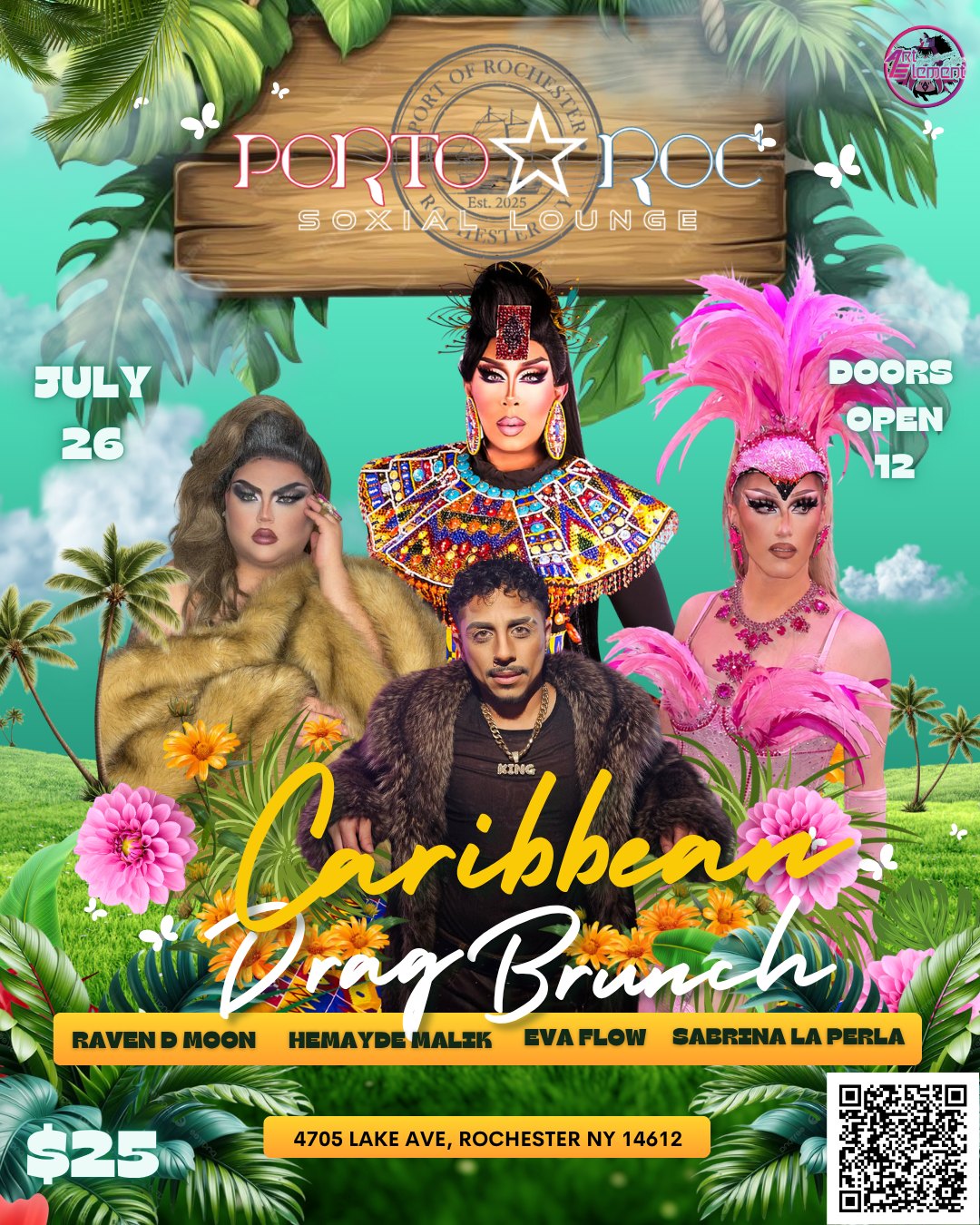 Caribbean Drag Brunch at Porto Roc