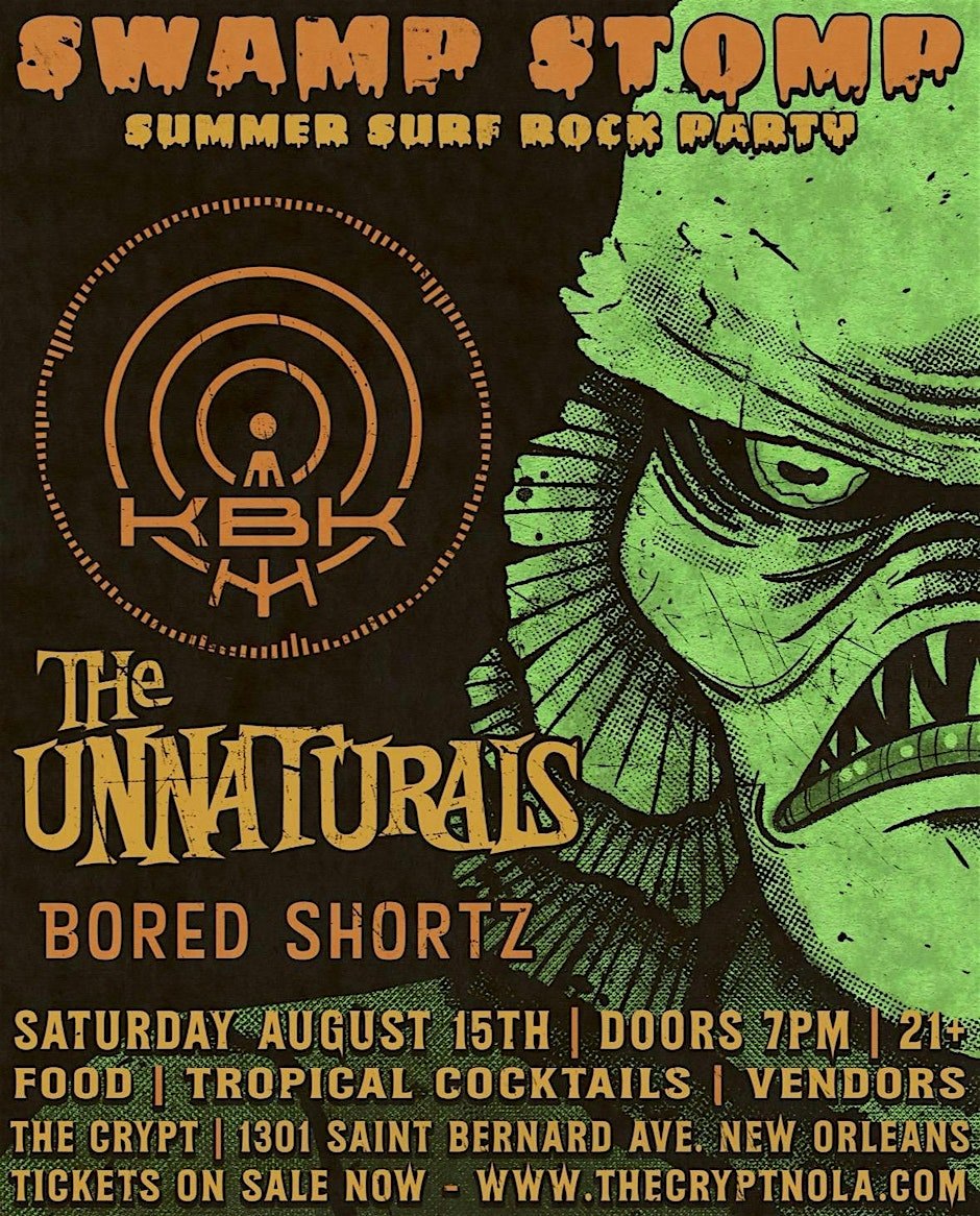 Swamp Stomp Summer Surf Rock Party