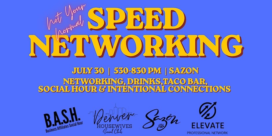Not Your Normal Speed Networking with Leah and Rob