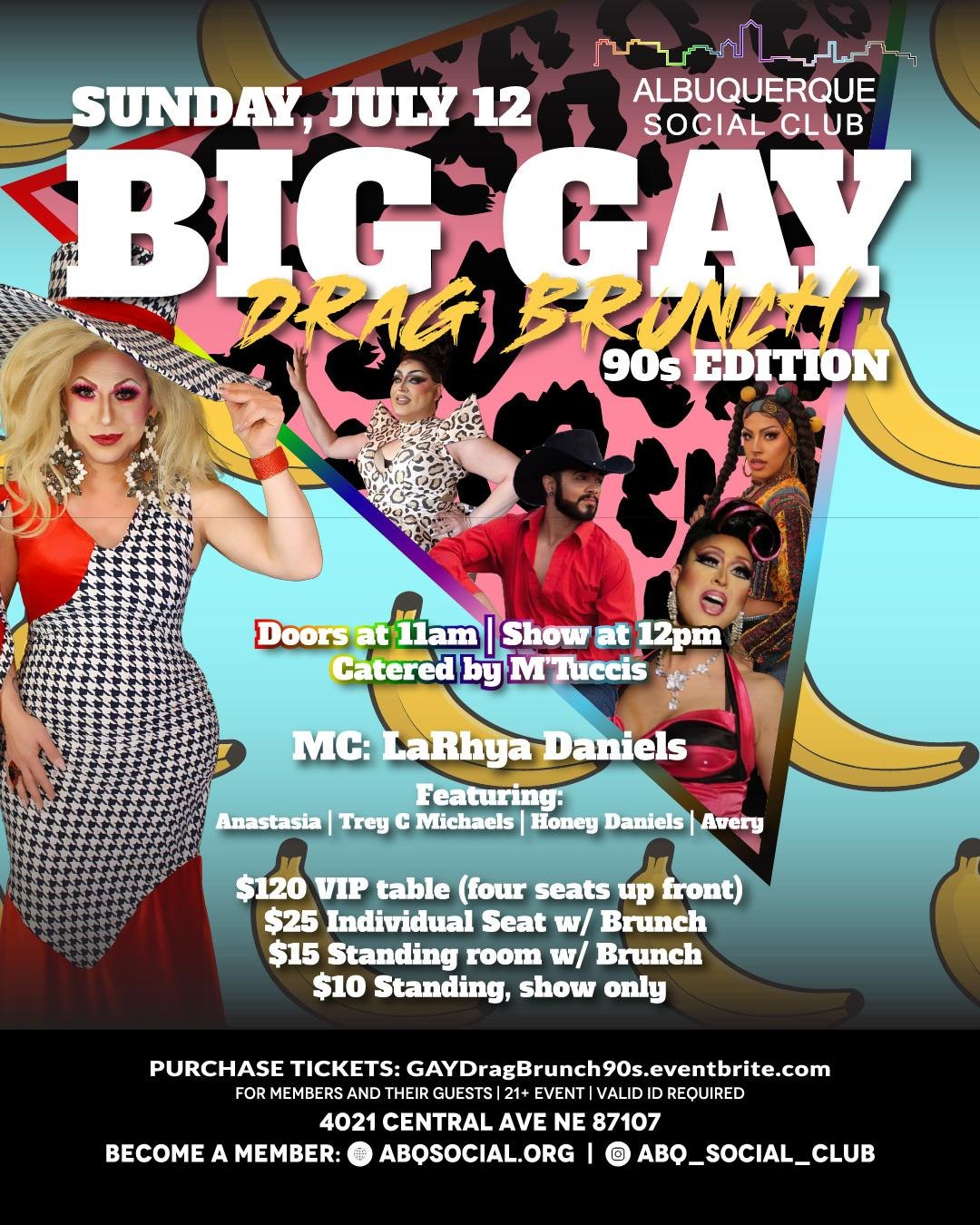 Big GAY Drag Brunch: 90s Edition