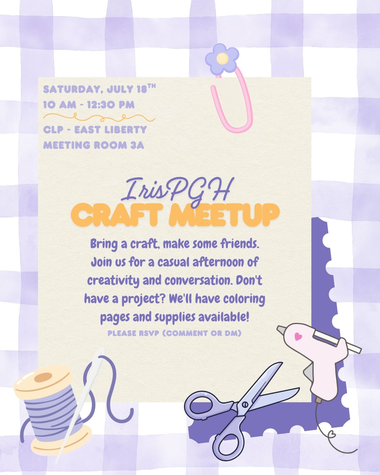 Iris PGH Craft Night