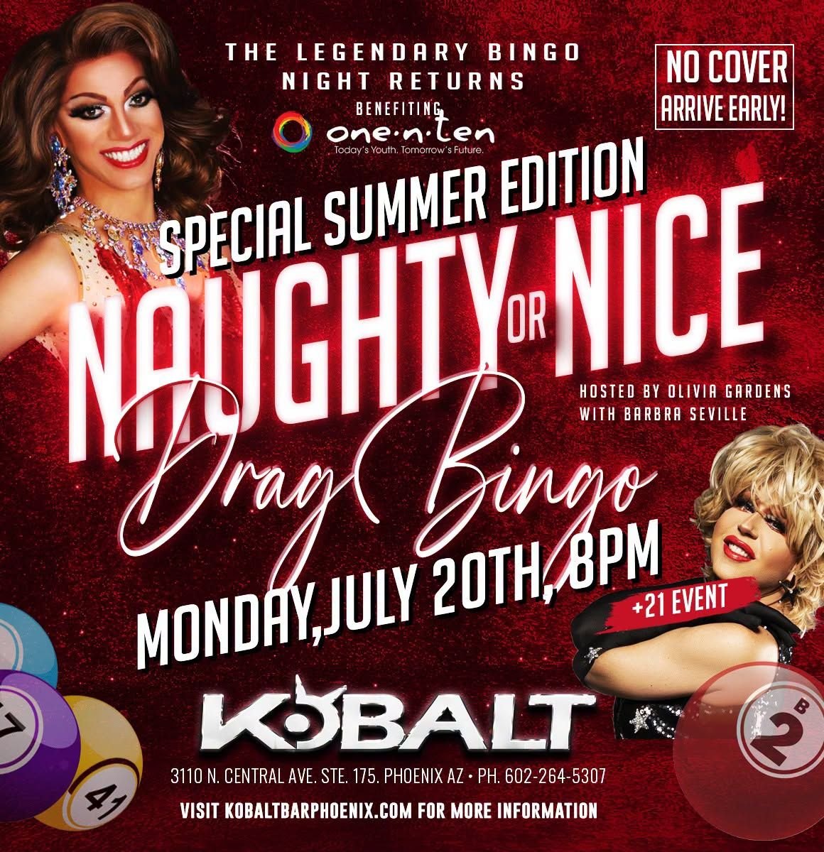 Naughty or Nice Drag Bingo