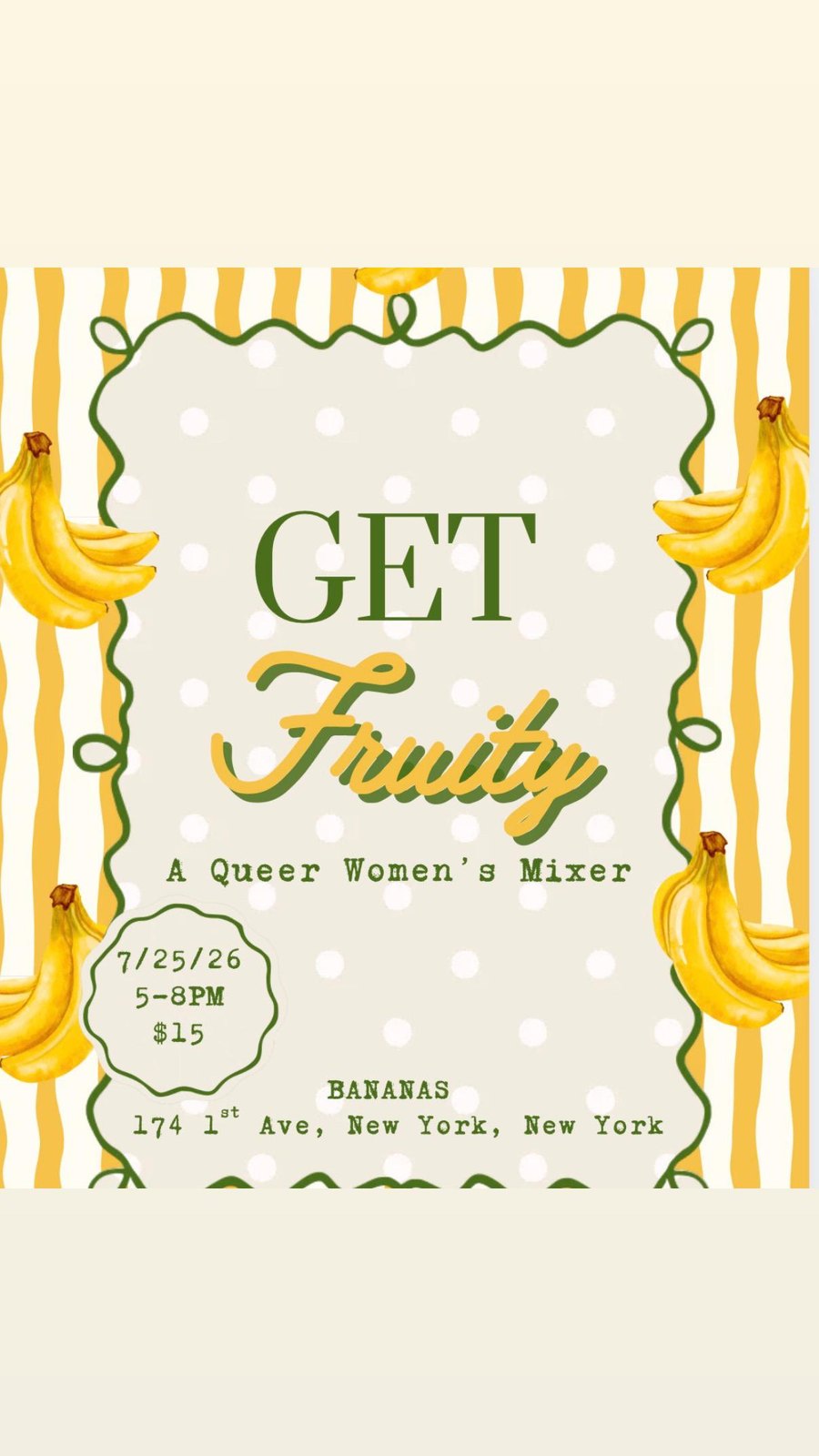 Get Fruity: A Queer Women's Mixer