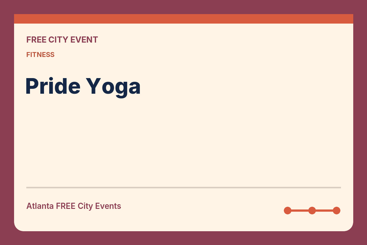 FREE Atlanta: Pride Yoga