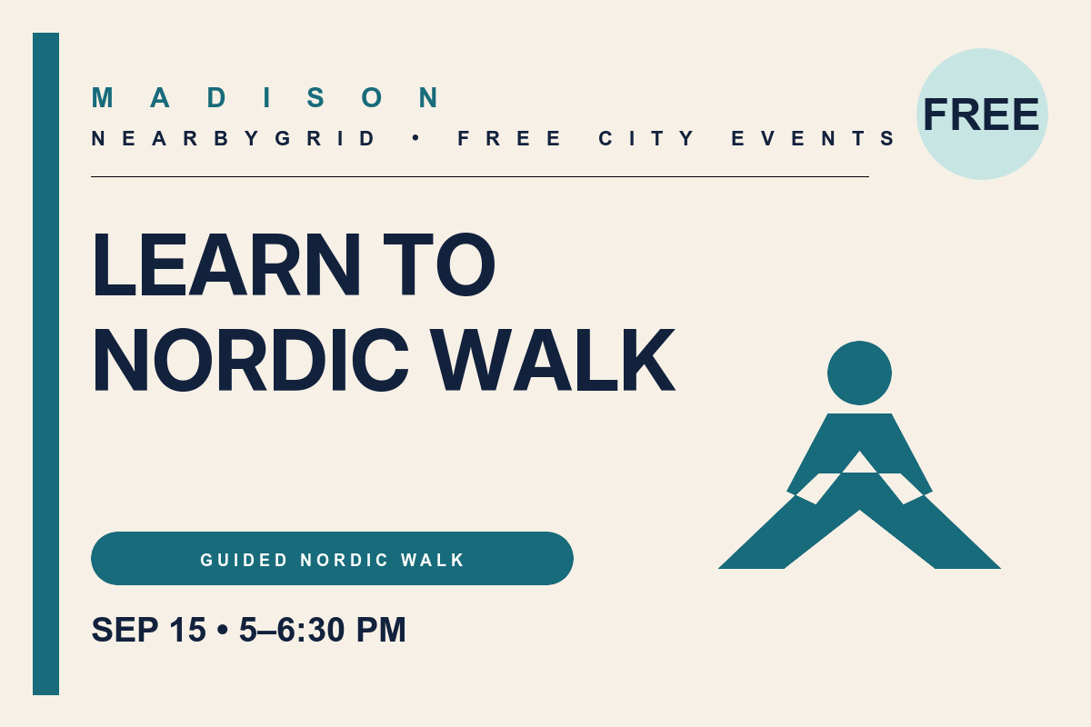 FREE Madison: Learn to Nordic Walk — Turville Point