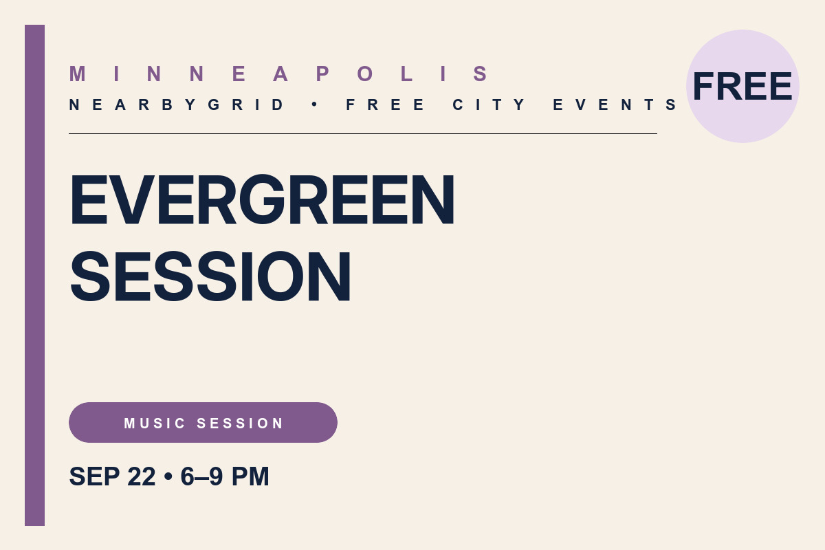 FREE Minneapolis: Evergreen Collaborative Studio Session