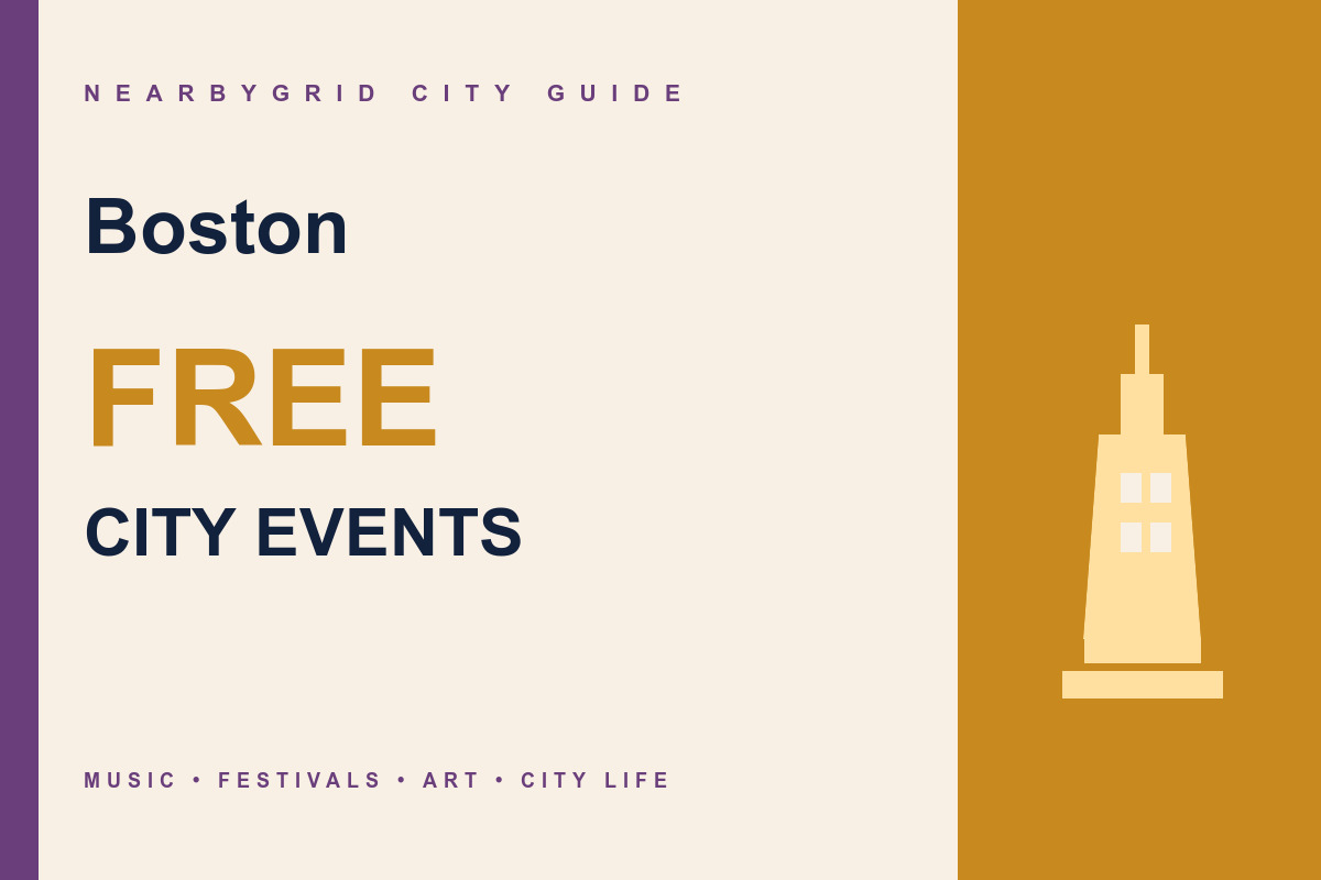 Boston FREE City Events