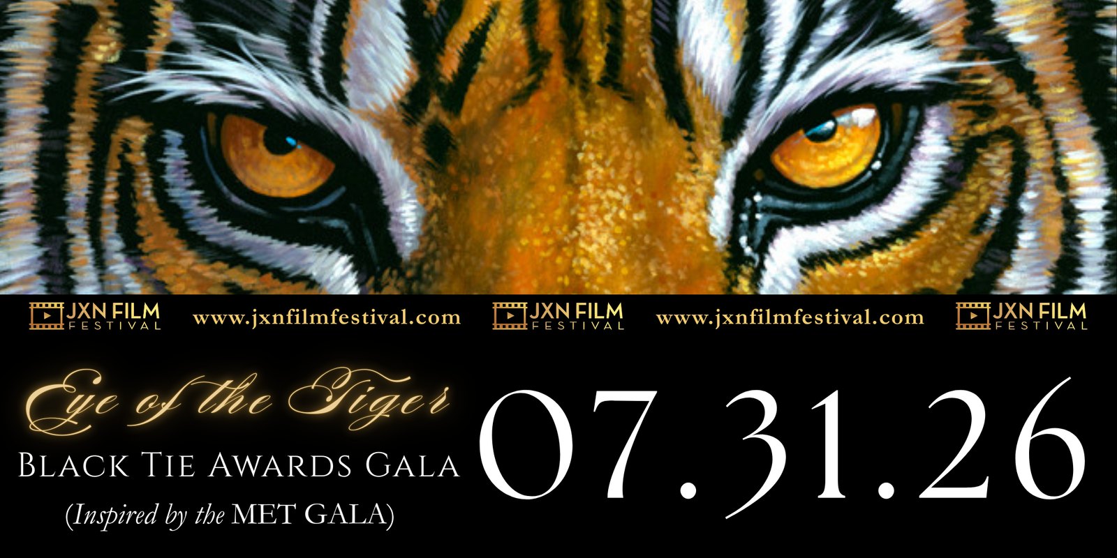 JFF26 Black Tie Awards Gala: Eye of the Tiger