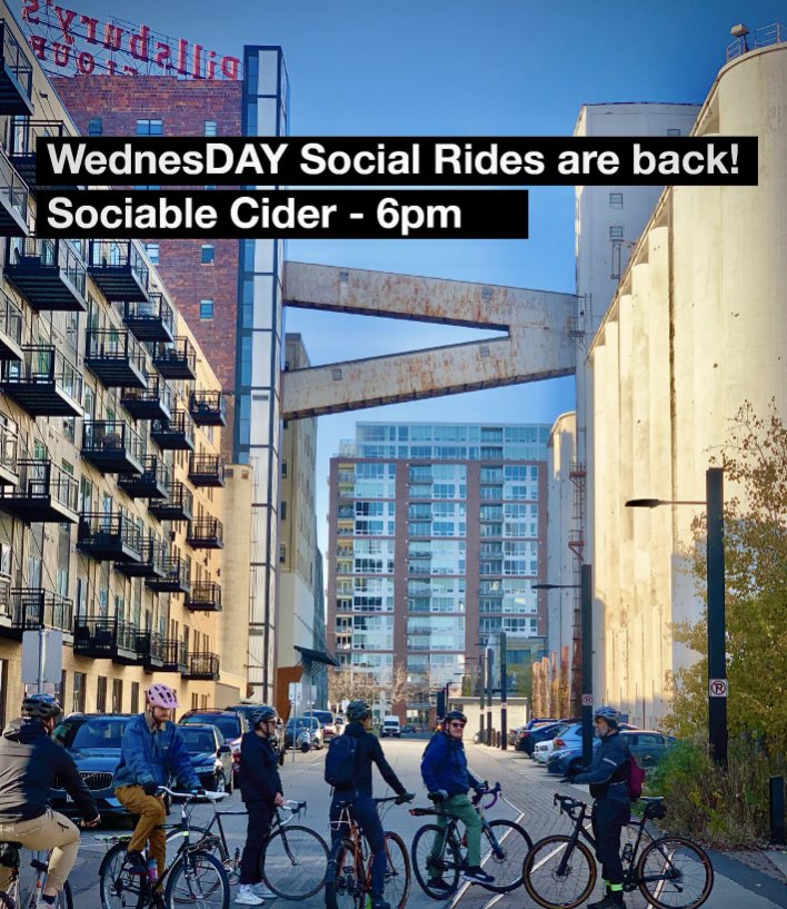 Sociable Ride (Wednesday Social Ride)