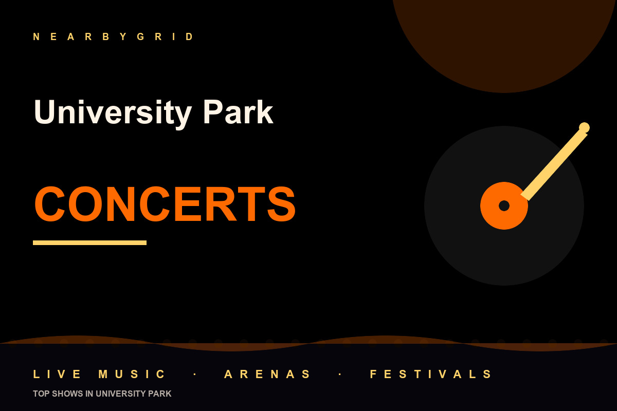 Top University Park Concerts