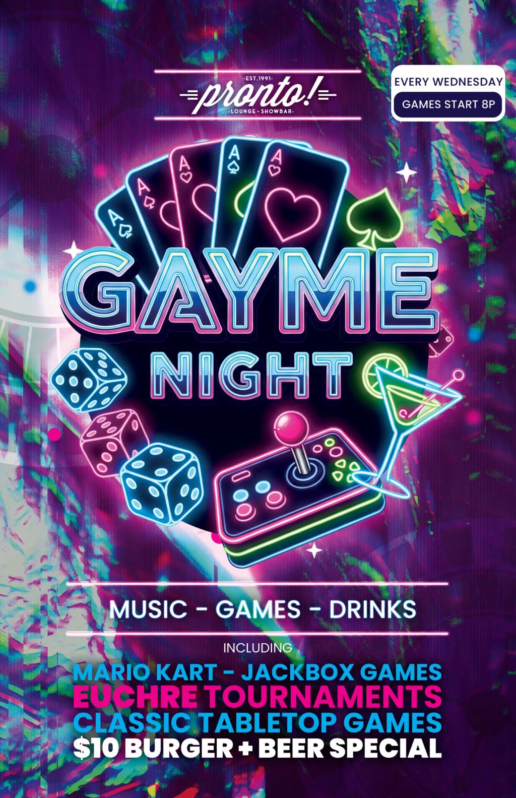Gayme Night Wednesdays