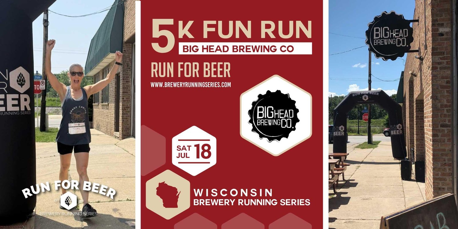 5k Beer Run x Big Head Brewing