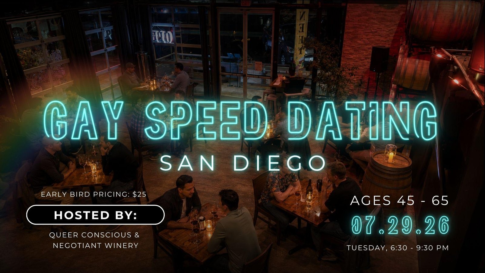 Gay Speed Dating (Ages 45-65)