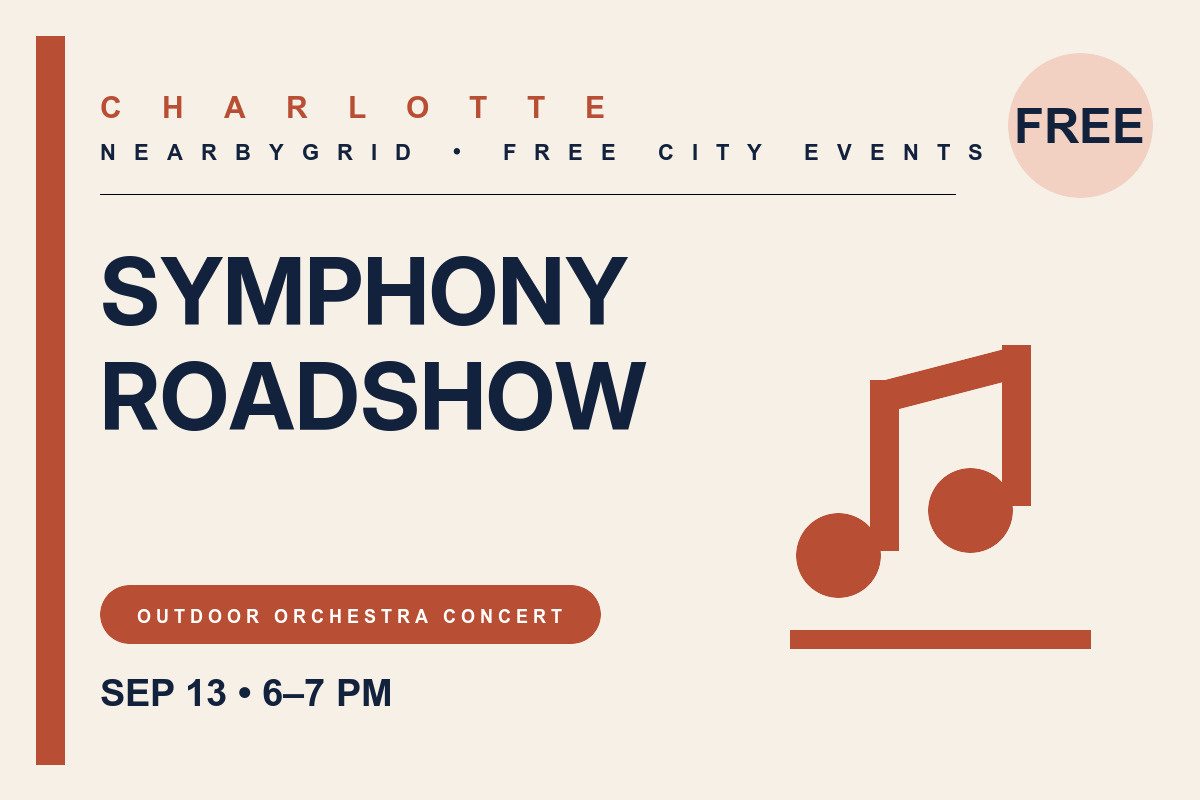 FREE Charlotte: Symphony Roadshow at First Baptist Church-West