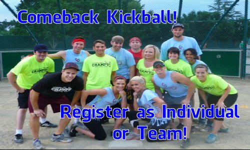 Late Summer Kickball Wednesday Nights