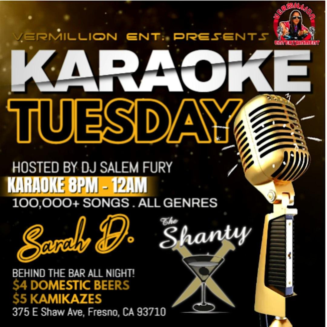 Karaoke Tuesdays at The Shanty