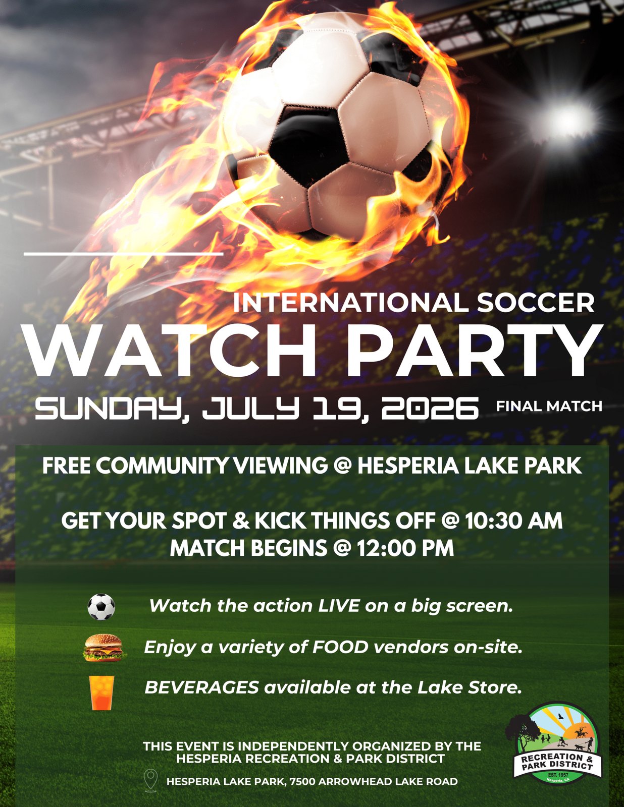 International Soccer Watch Party
