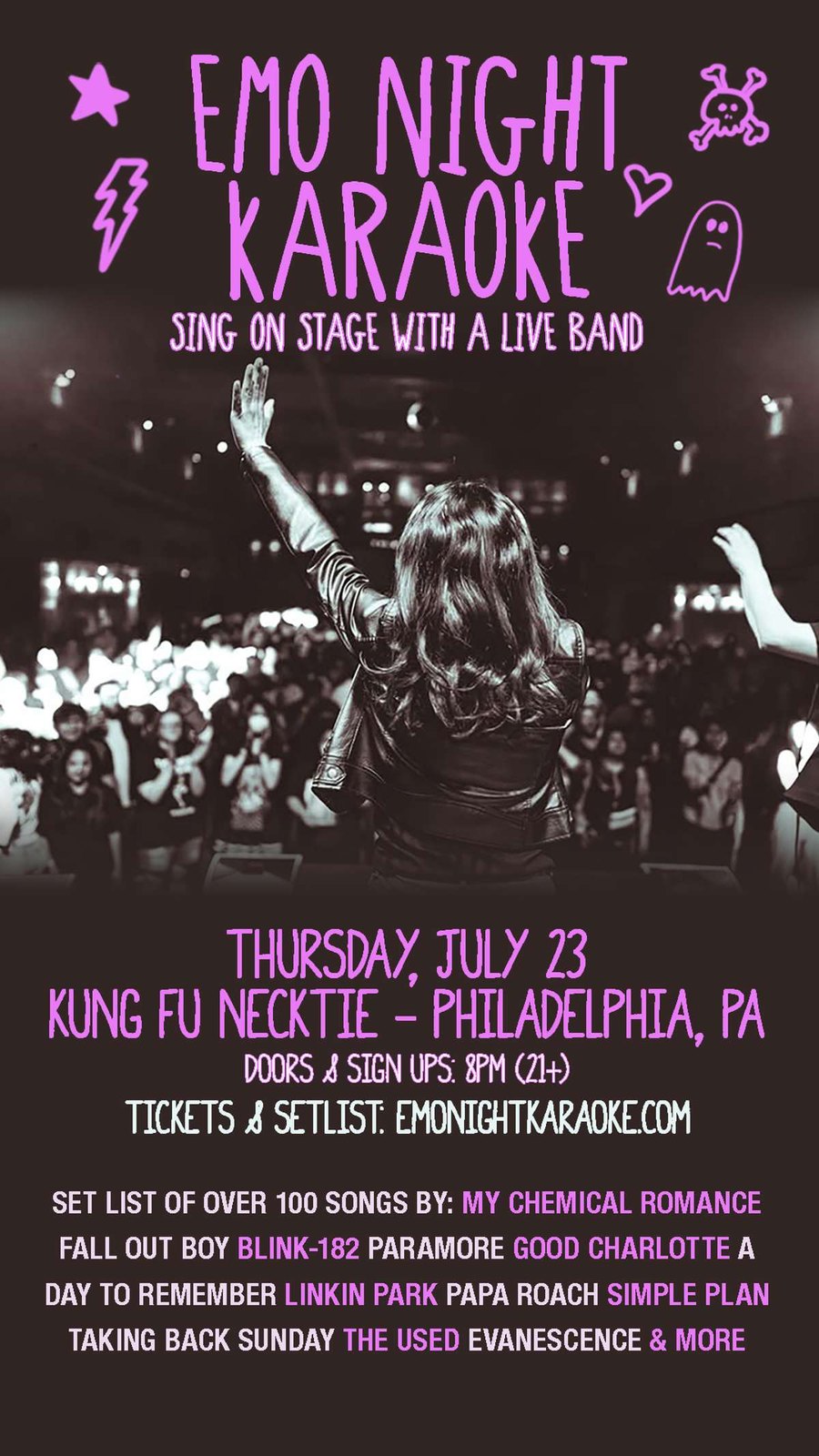 Emo Night Karaoke: With a Live Band