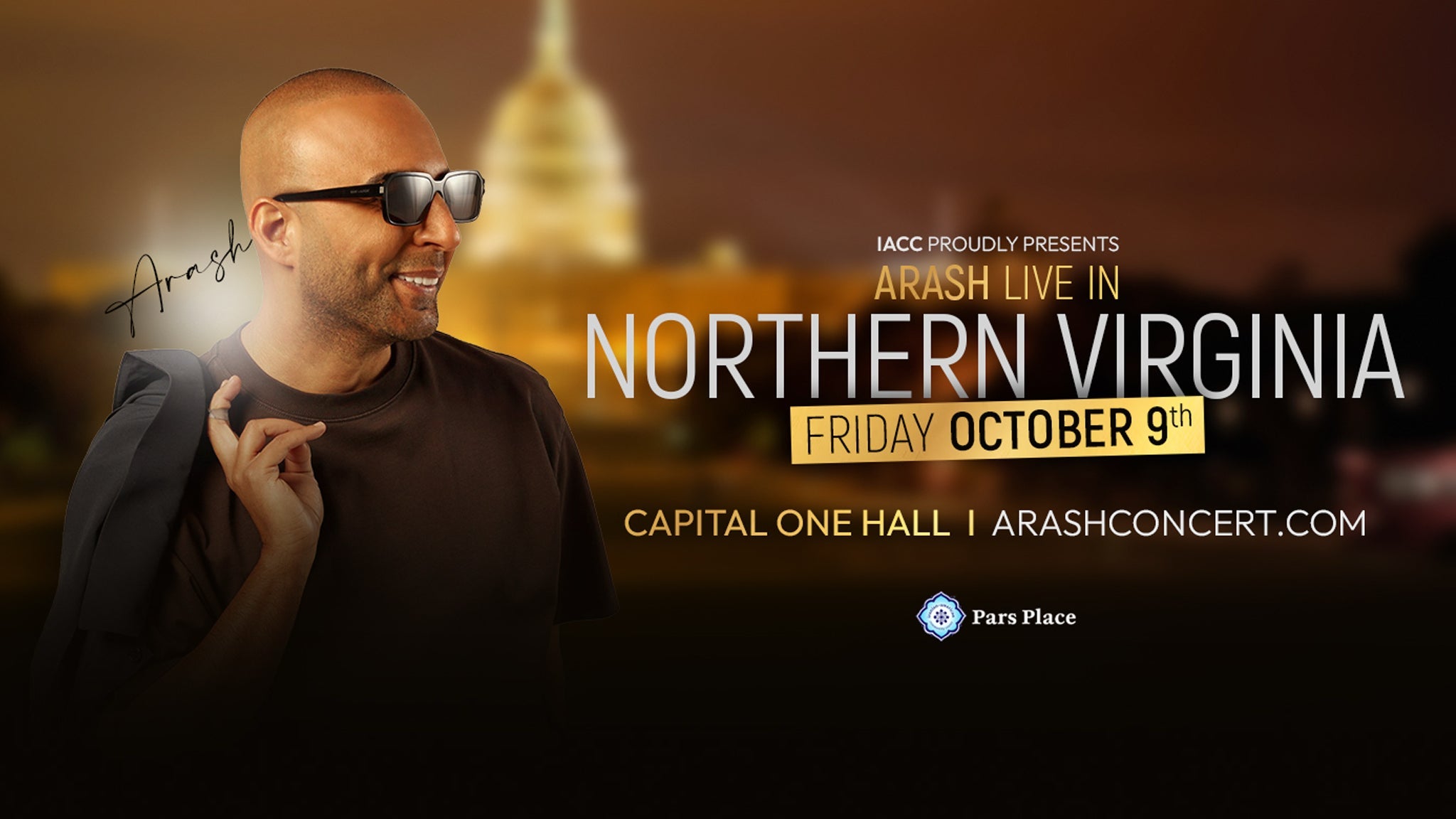 Arash Live in Northern Virginia