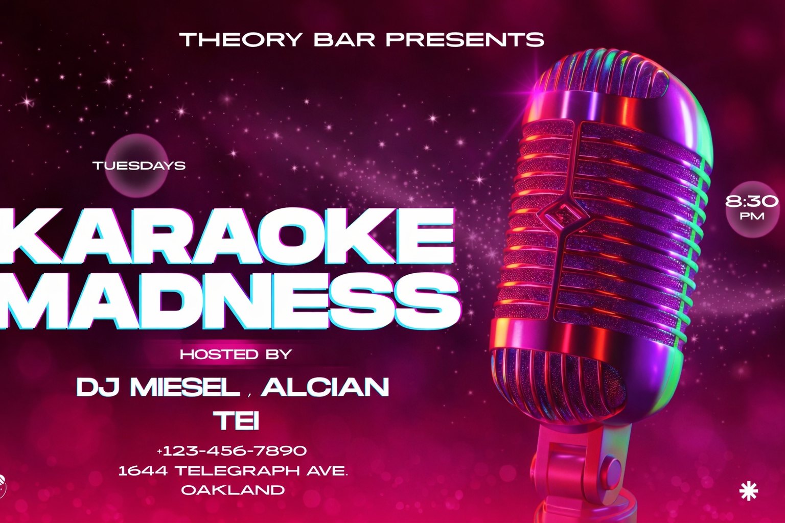 Karaoke Madness at Theory Bar