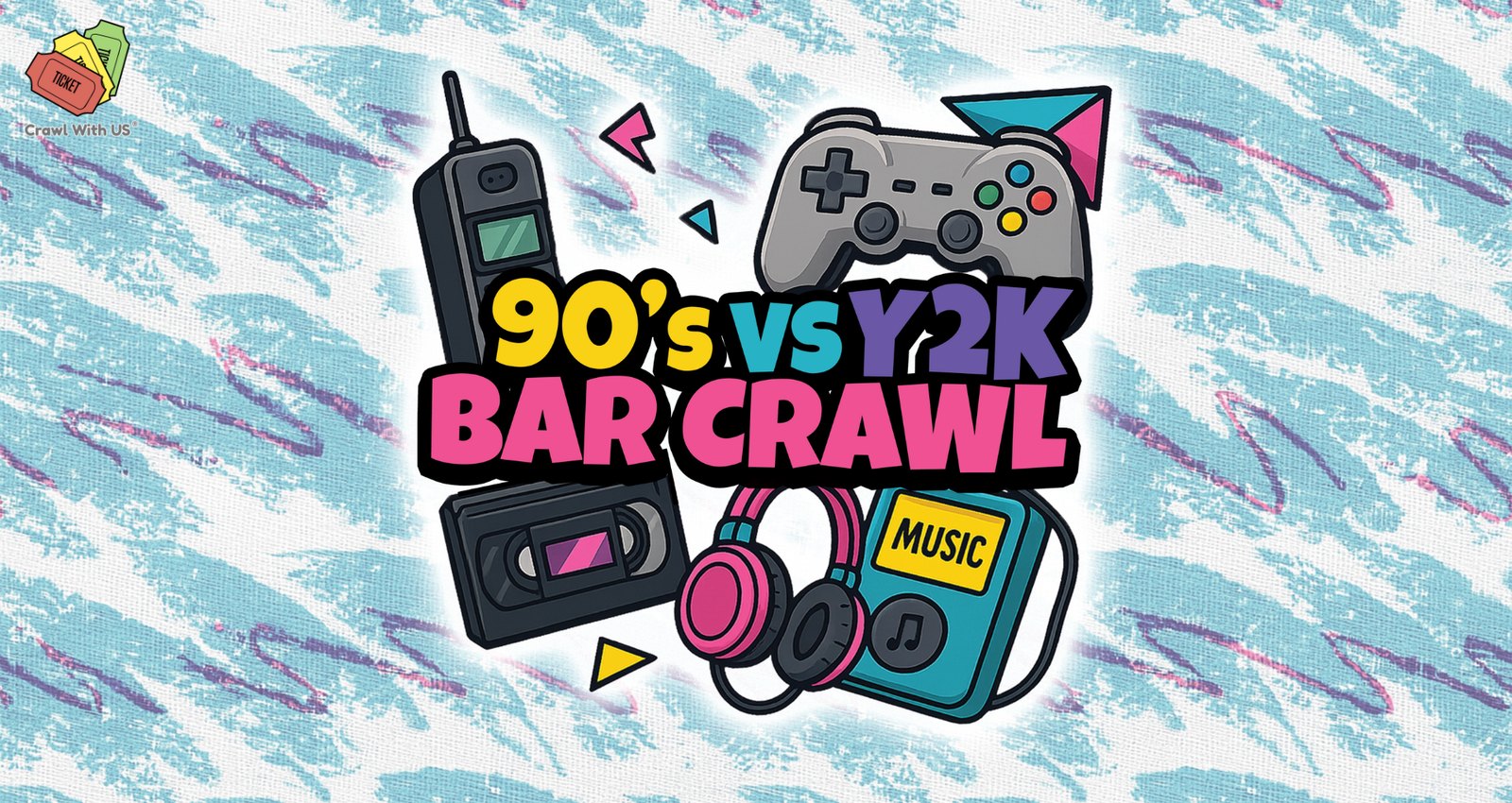 The 90s vs Y2K Bar Crawl - Milwaukee