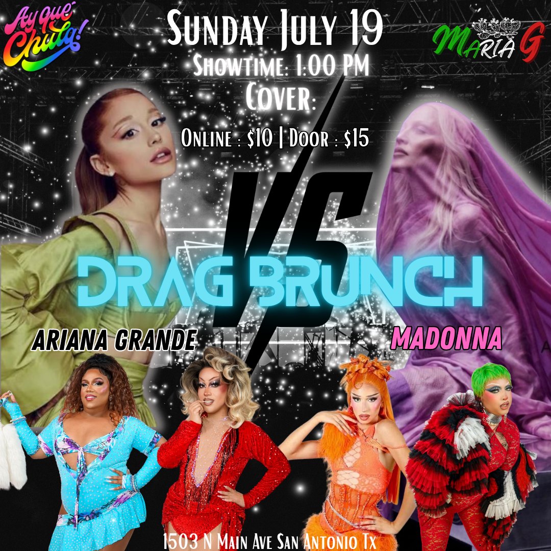 Drag Brunch: Madonna VS Ariana Grande
