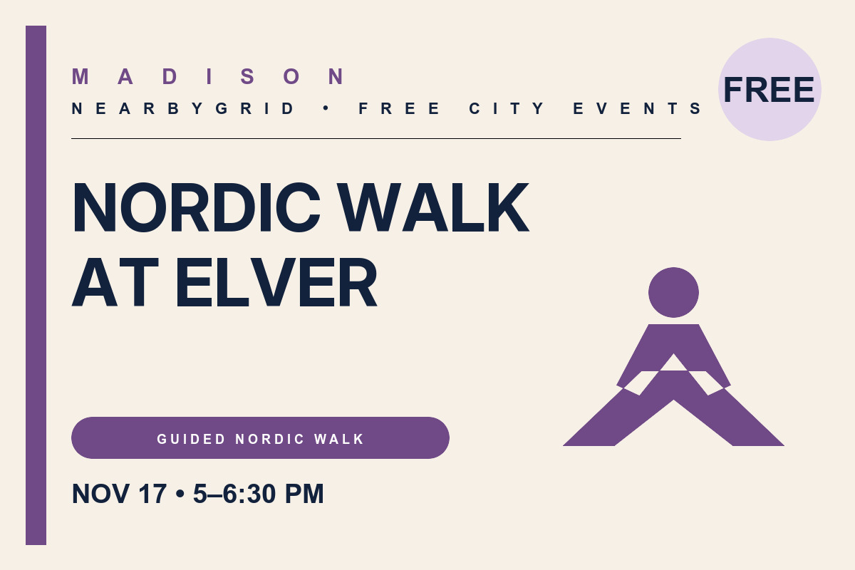 FREE Madison: Learn to Nordic Walk — Elver Park