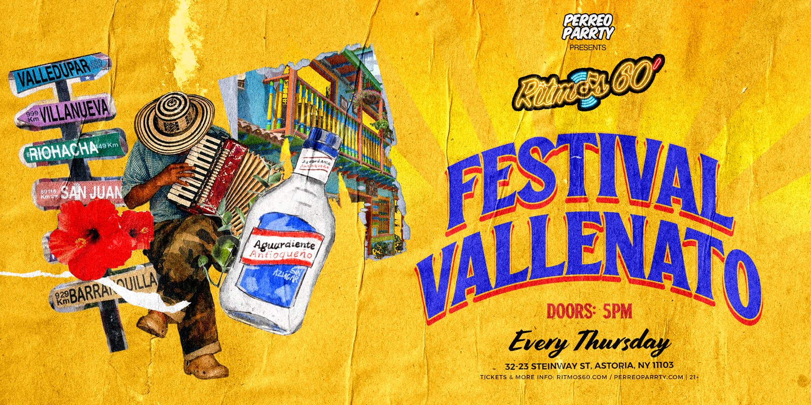 Ritmos: Festival de Vallenato Colombian Latin Party NYC
