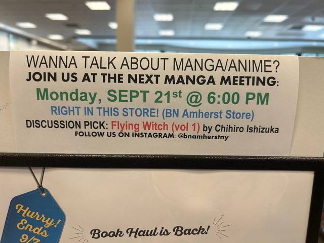 Manga Meeting Sept 21st @ 6 pm