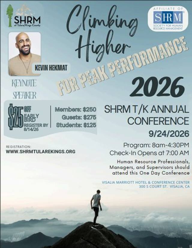 2026 SHRM T/K Annual Conference: Climbing Higher for Peak Performance