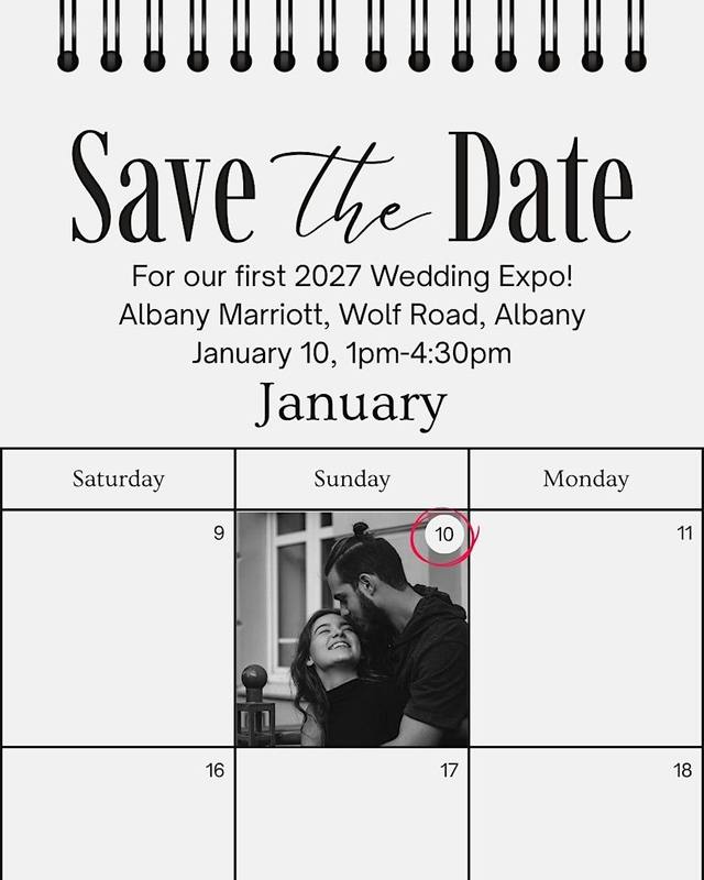 Wedding Expo in Albany, New York - January 10th 2027