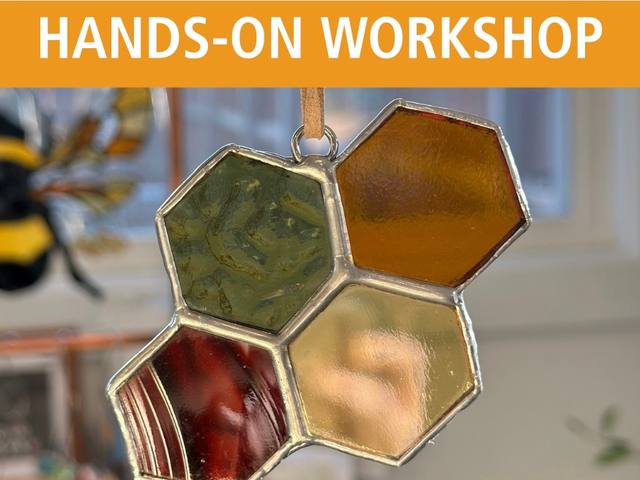 Honeycomb Stained Glass Art