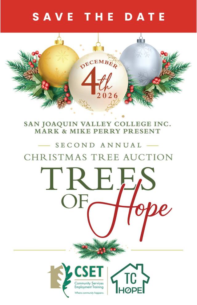 Trees of Hope Christmas Tree Auction 2026