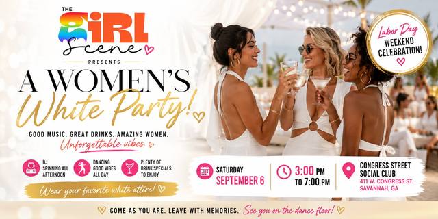 Labor Day Weekend LGBTQ+ Women's White Party
