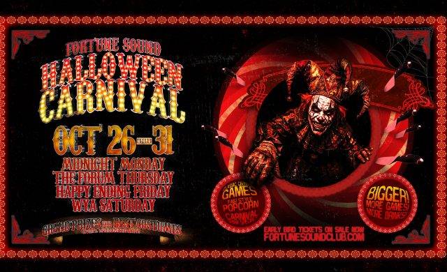 Fortune Sound Halloween Carnival at Wya? Saturdays