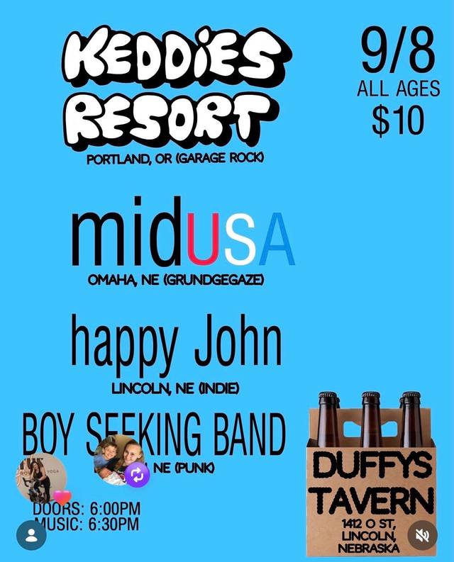 Rock, Grungegaze, Indie, and Punk at Duffy’s Tavern