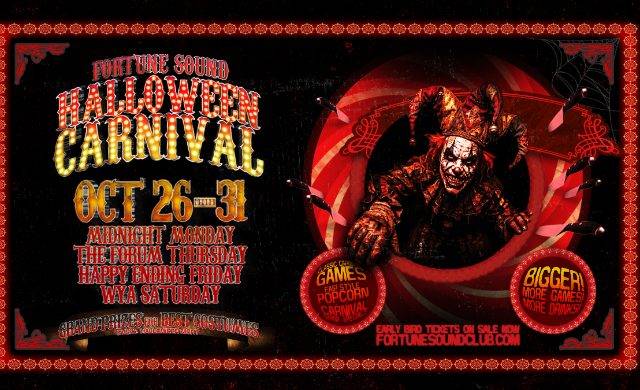 Fortune Sound Halloween Carnival at Midnight Mondays